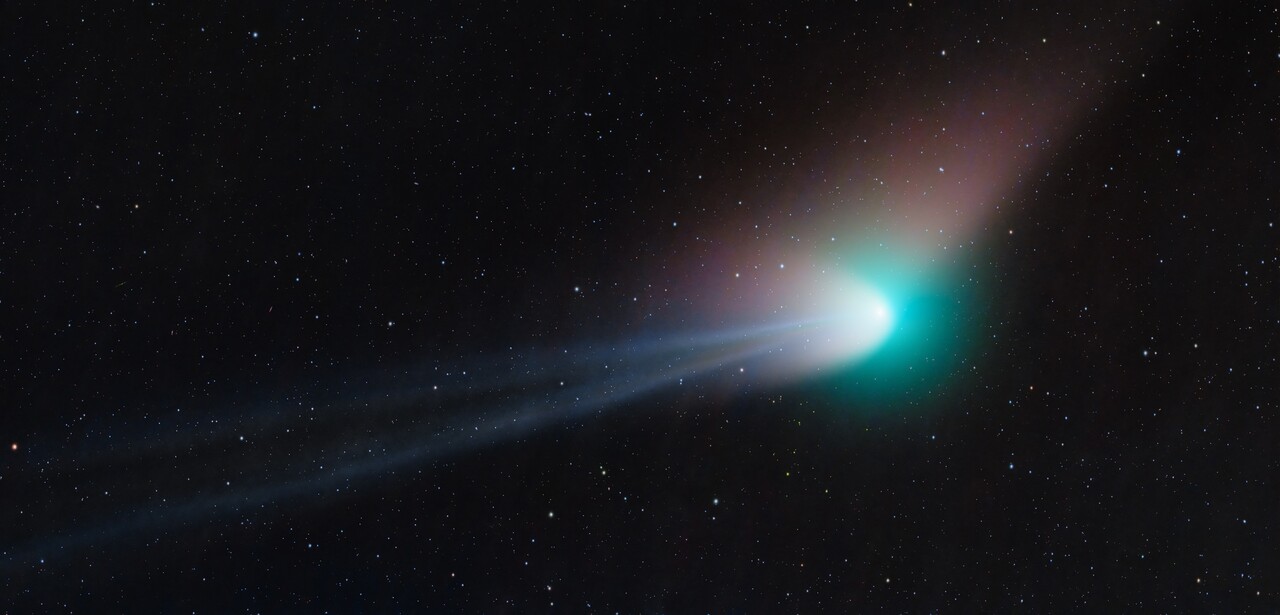 2023년 1월 28일 강원도 인제군에서 촬영한 ZTF 혜성. 출처 한국천문연구원. 사진 이시우